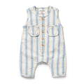 Organic Growsuit - Deep Blue Stripe