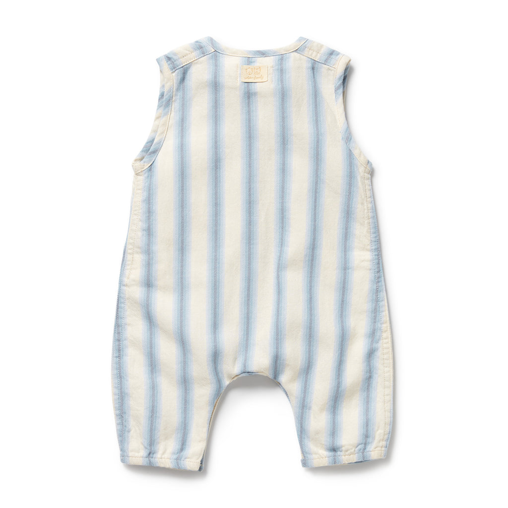 Wilson & Frenchy Organic Growsuit - Deep Blue Stripe