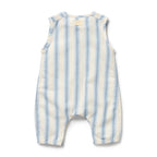 Organic Growsuit - Deep Blue Stripe