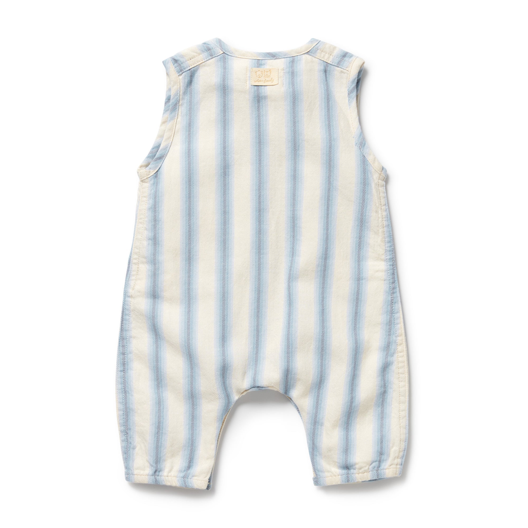 Wilson & Frenchy Organic Growsuit - Deep Blue Stripe