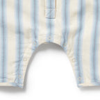 Organic Growsuit - Deep Blue Stripe