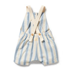 Organic Overall - Deep Blue Stripe