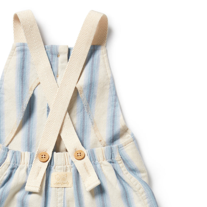 Wilson & Frenchy Organic Overall - Deep Blue Stripe