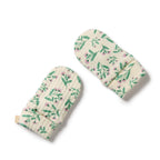 Organic Mittens - Periwinkle