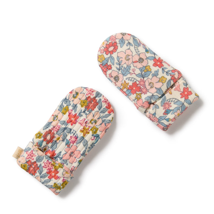 Wilson & Frenchy Organic Mittens - Summer Bloom
