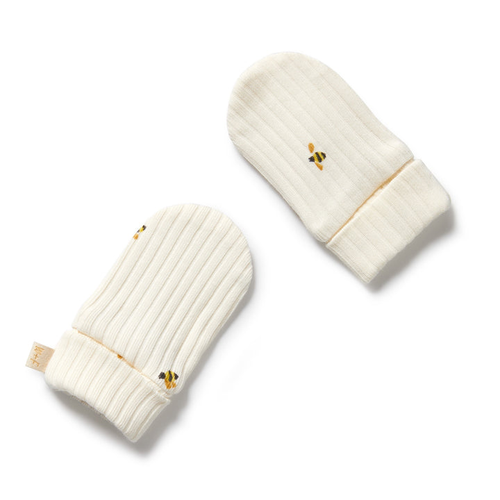 Wilson & Frenchy Organic Mittens - Bee Mine