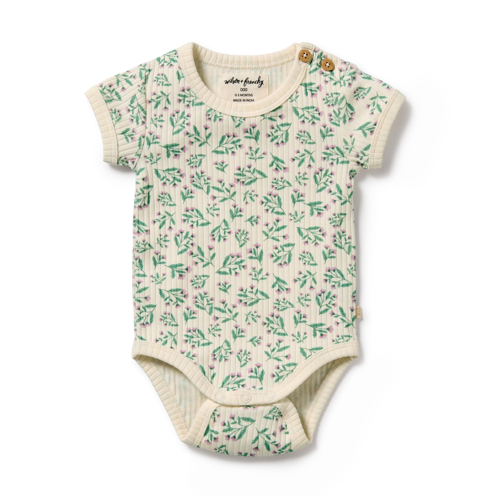 Wilson & Frenchy Organic Bodysuit - Periwinkle