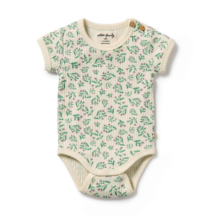 Wilson & Frenchy Organic Bodysuit - Periwinkle