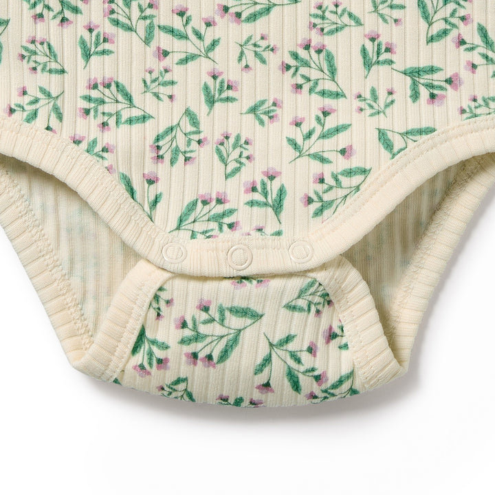 Wilson & Frenchy Organic Bodysuit - Periwinkle