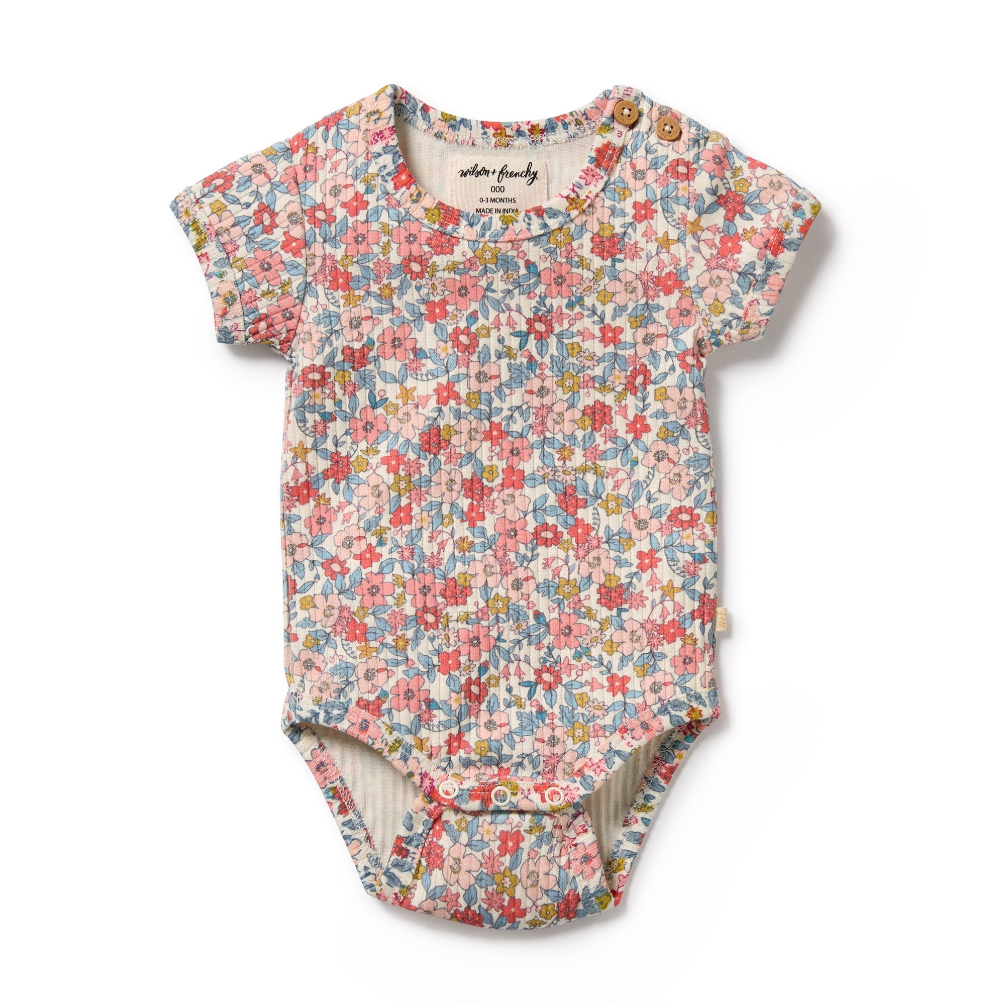 Wilson & Frenchy Organic Bodysuit - Summer Bloom