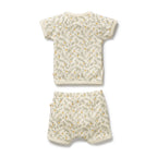 Organic Kimono Set - Lemon Leaf