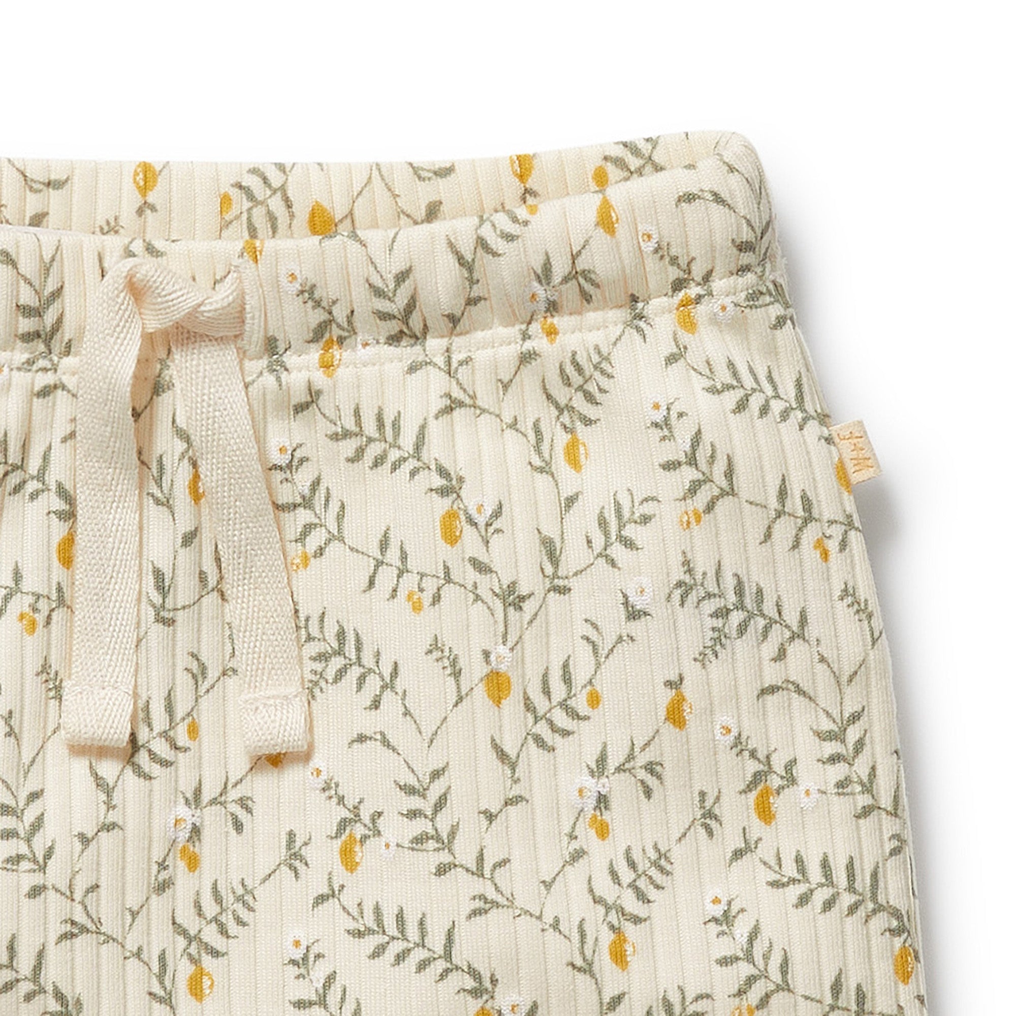 Organic Kimono Set - Lemon Leaf
