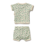 Organic Kimono Set - Periwinkle