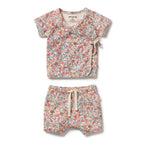 Organic Kimono Set - Summer Bloom