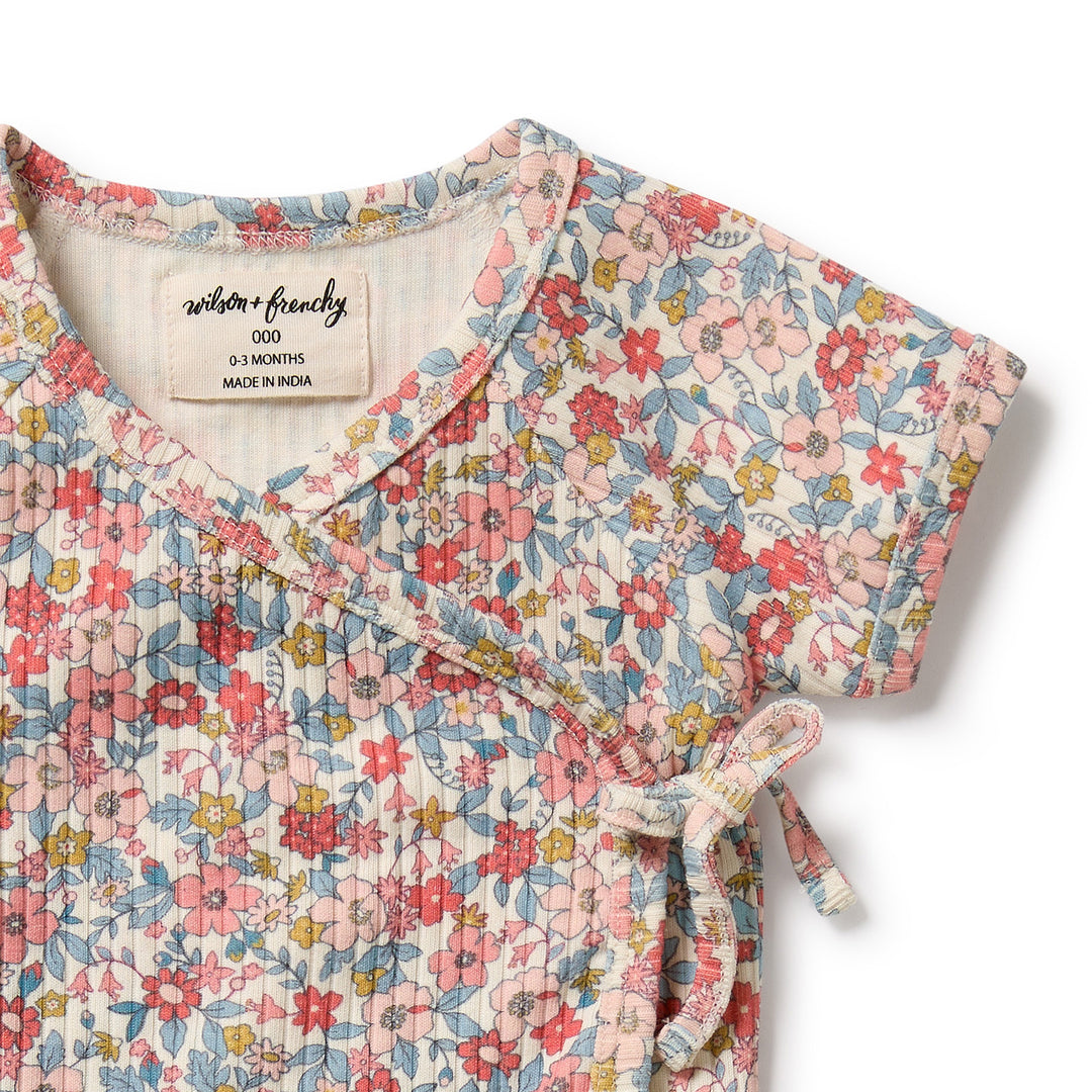 Wilson & Frenchy Organic Kimono Set - Summer Bloom