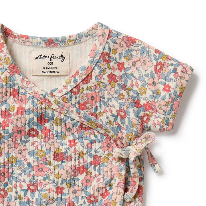 Wilson & Frenchy Organic Kimono Set - Summer Bloom