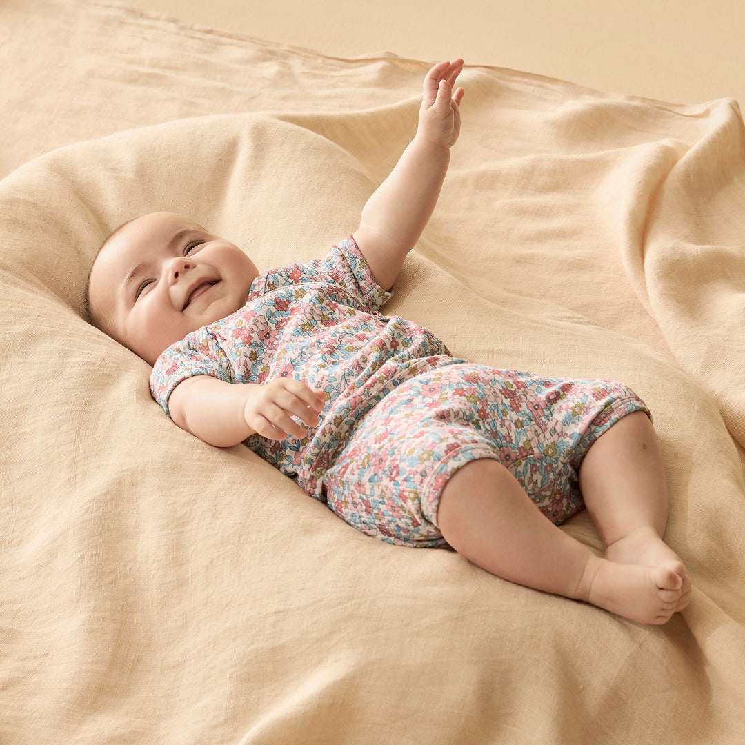 Wilson & Frenchy Organic Kimono Set - Summer Bloom