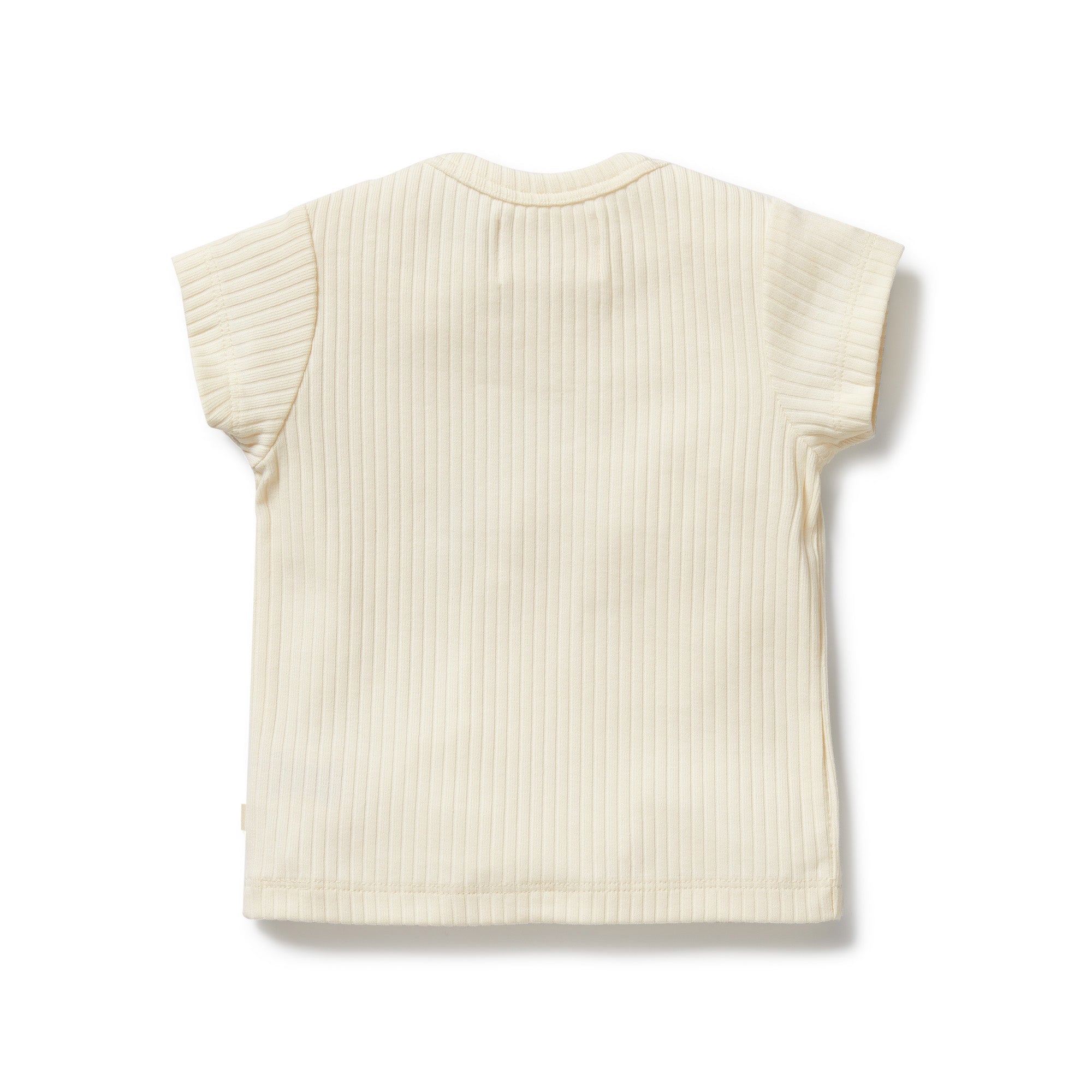 Wilson & Frenchy Embroidered Organic Tee - Lemon Leaf