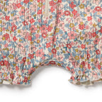 Organic Ruffle Zipsuit - Summer Bloom