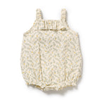 Organic Playsuit - Lemon Leaf