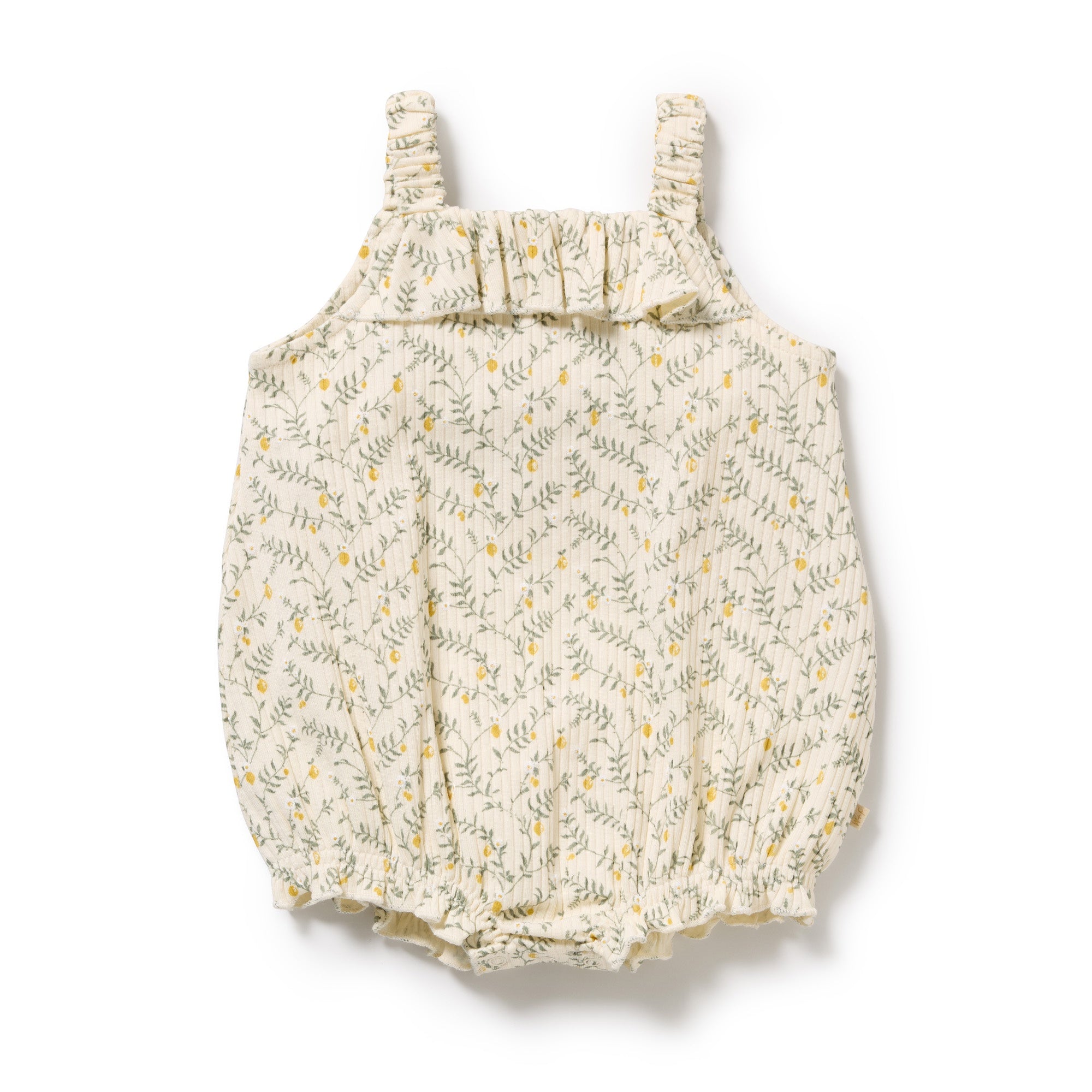 Wilson & Frenchy Organic Playsuit - Lemon Leaf