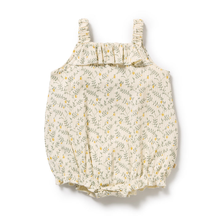 Wilson & Frenchy Organic Playsuit - Lemon Leaf