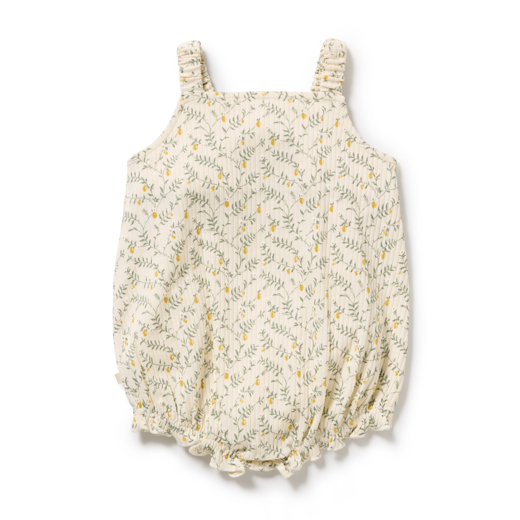 Wilson & Frenchy Organic Playsuit - Lemon Leaf