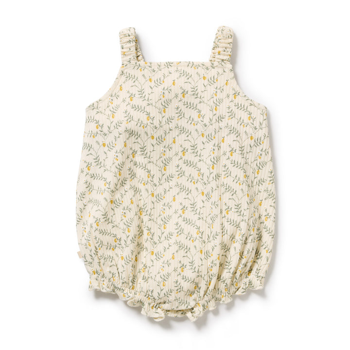 Wilson & Frenchy Organic Playsuit - Lemon Leaf