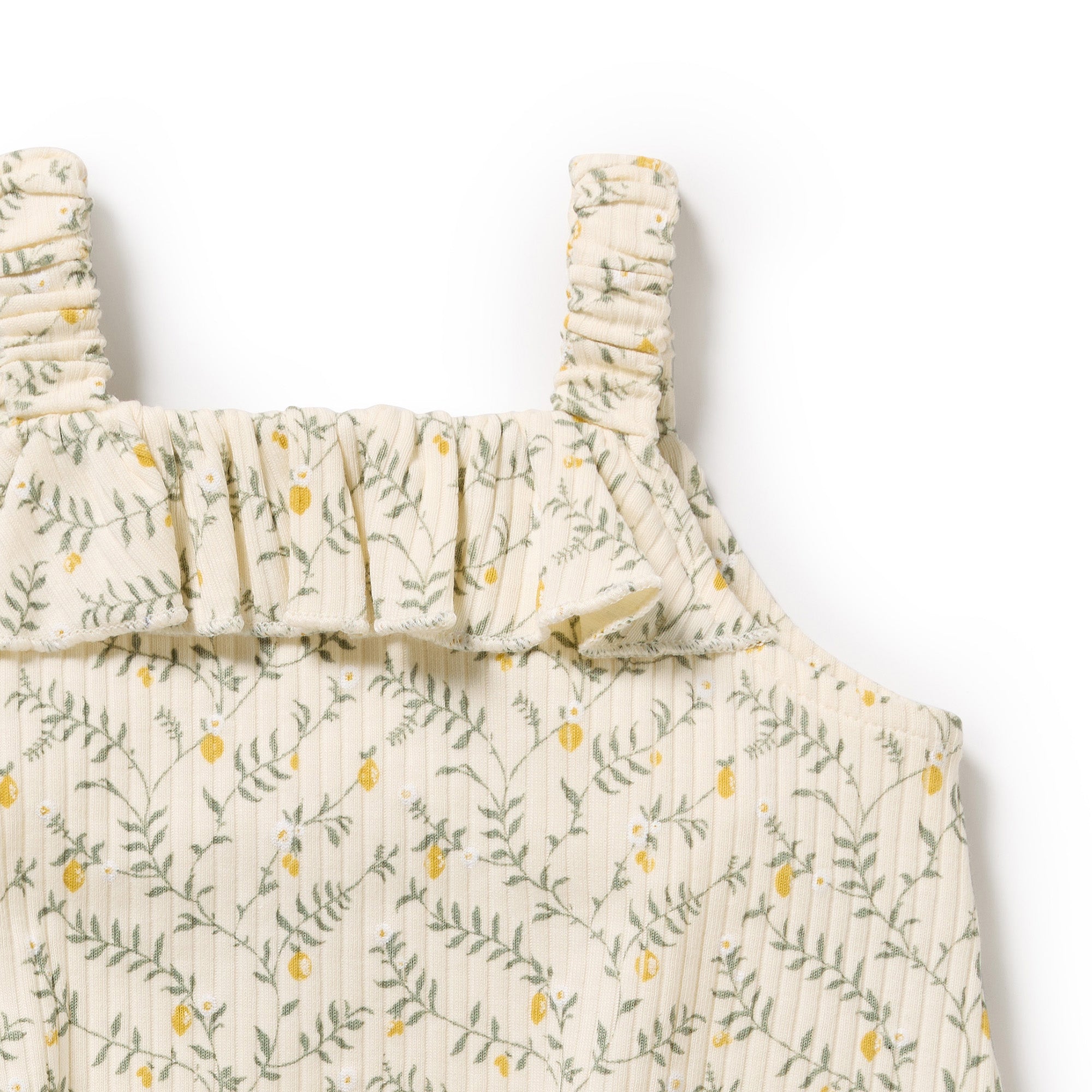 Wilson & Frenchy Organic Playsuit - Lemon Leaf