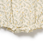 Organic Playsuit - Lemon Leaf