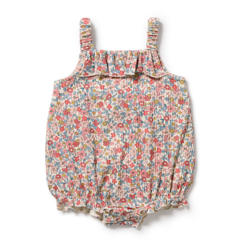 Wilson & Frenchy Organic Playsuit - Summer Bloom