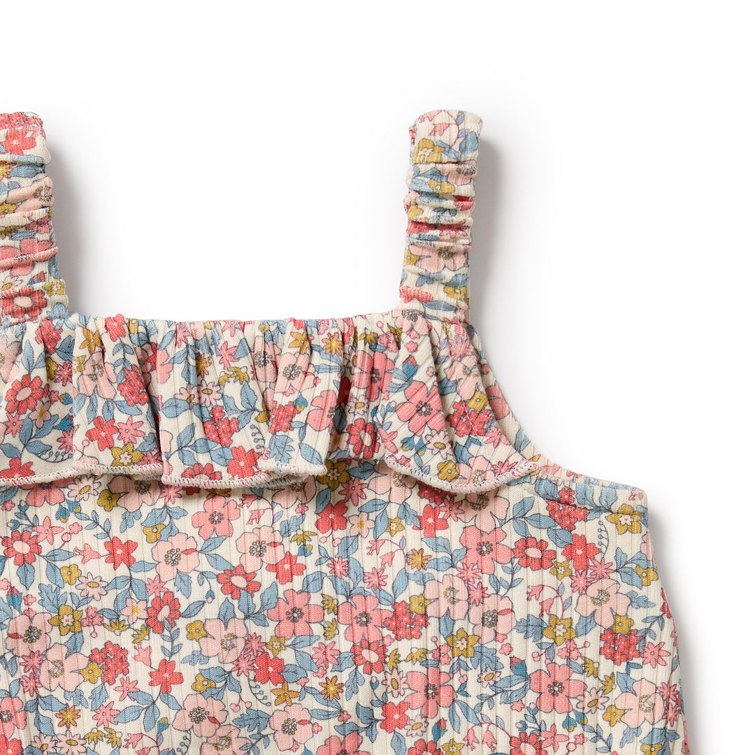 Wilson & Frenchy Organic Playsuit - Summer Bloom