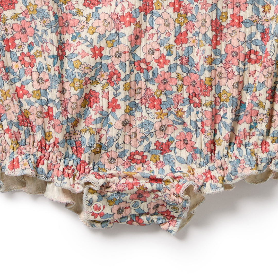 Wilson & Frenchy Organic Playsuit - Summer Bloom