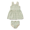 Organic Dress Set - Perwinkle