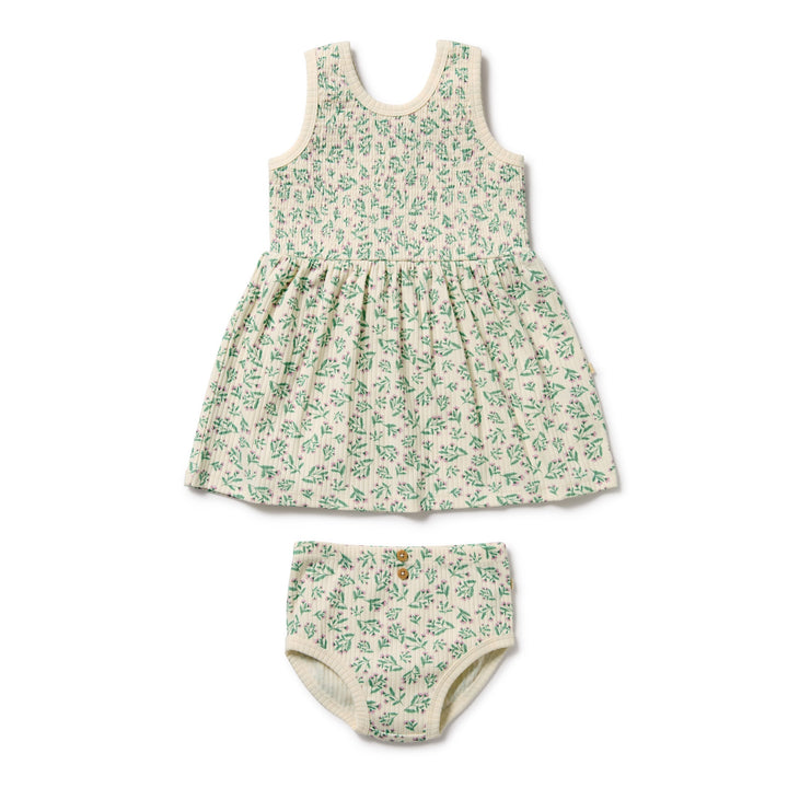 Wilson & Frenchy Organic Dress Set - Perwinkle
