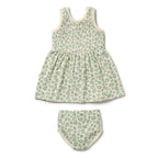 Organic Dress Set - Perwinkle