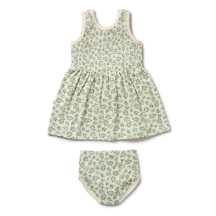 Wilson & Frenchy Organic Dress Set - Perwinkle