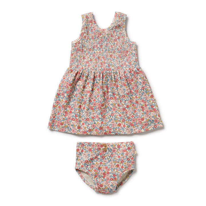 Wilson & Frenchy Organic Dress Set - Summer Bloom