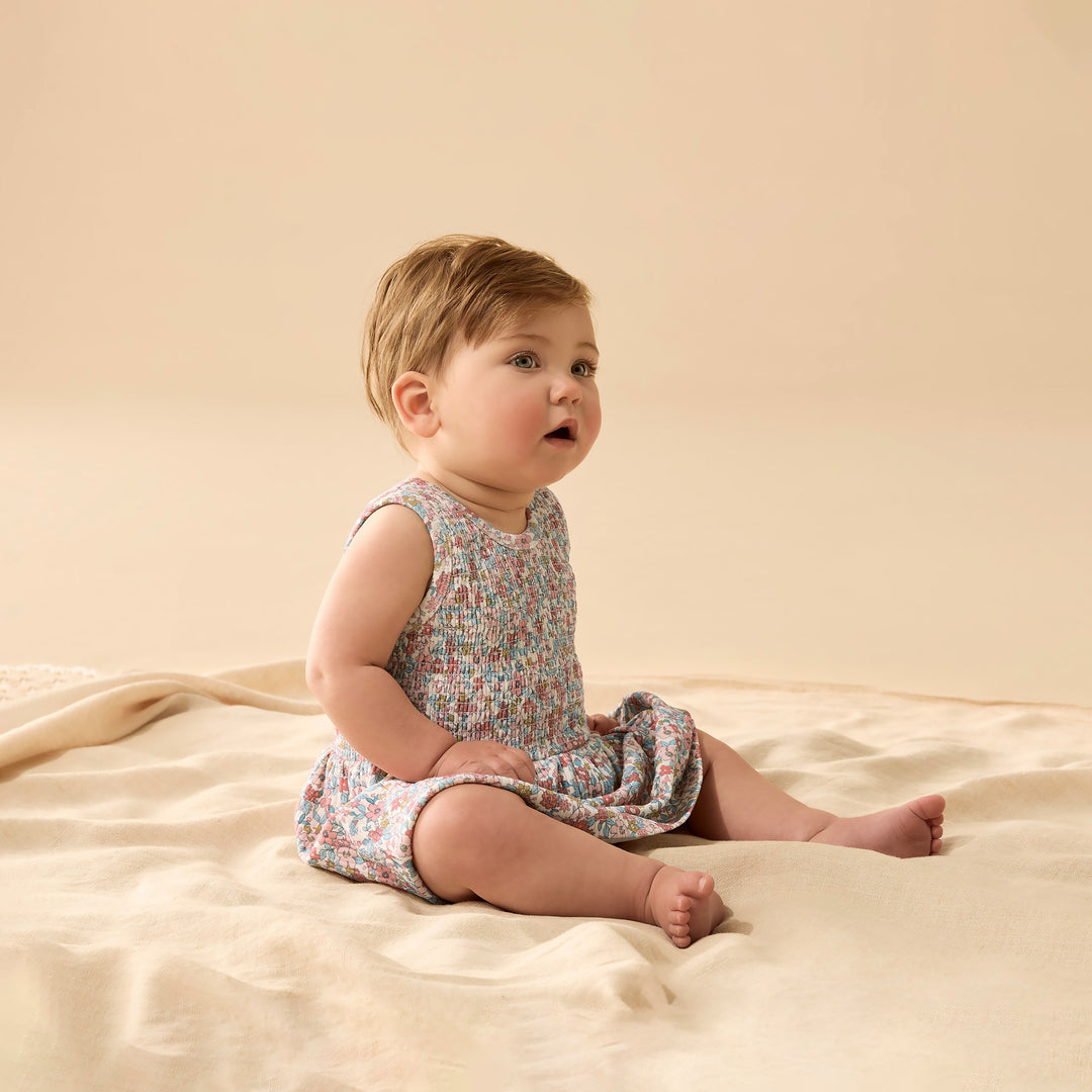 Wilson & Frenchy Organic Dress Set - Summer Bloom