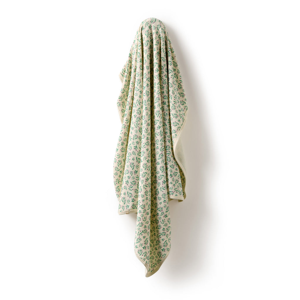 Organic Bunny Rug - Periwinkle