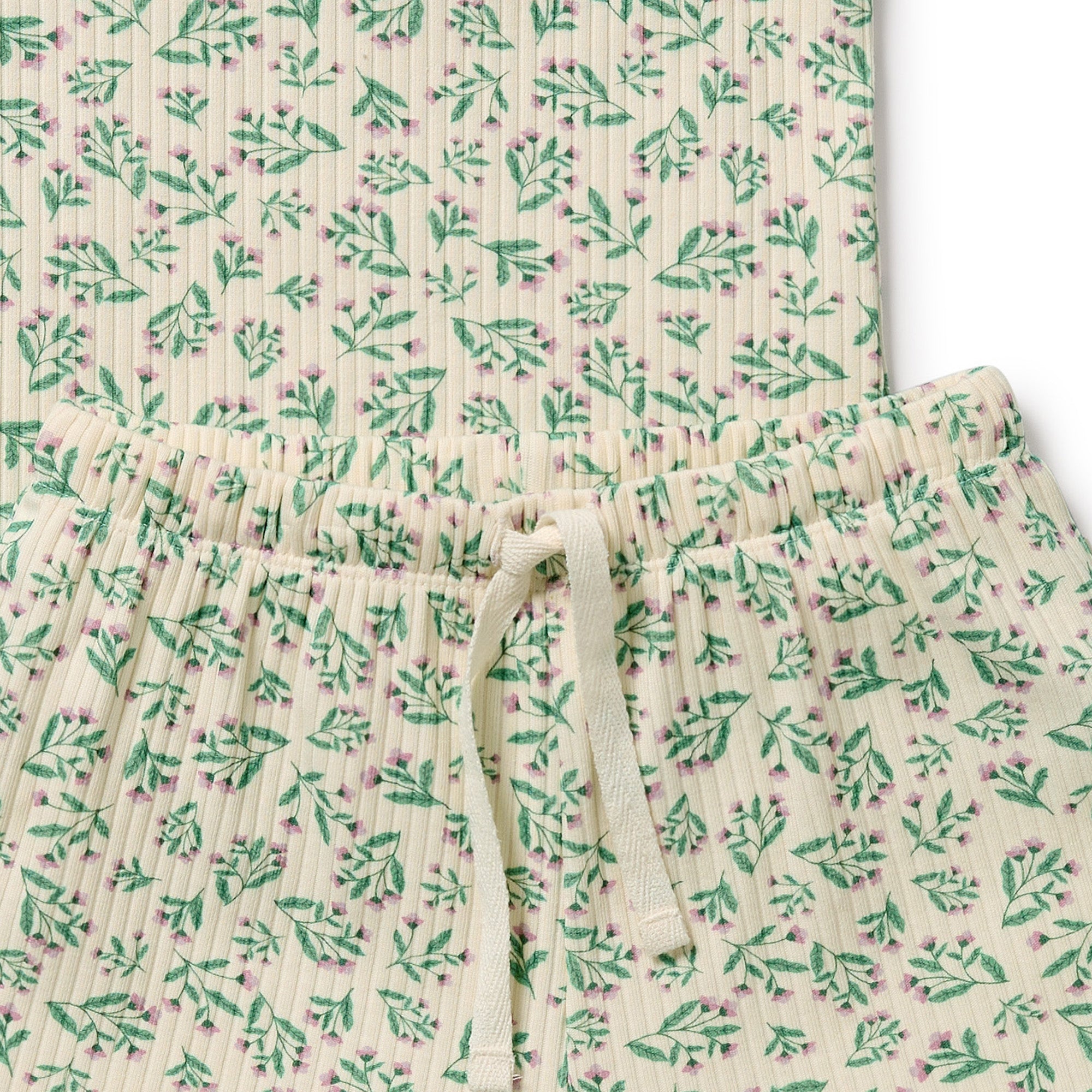 Wilson & Frenchy Organic Short Sleeved Pyjamas - Periwinkle