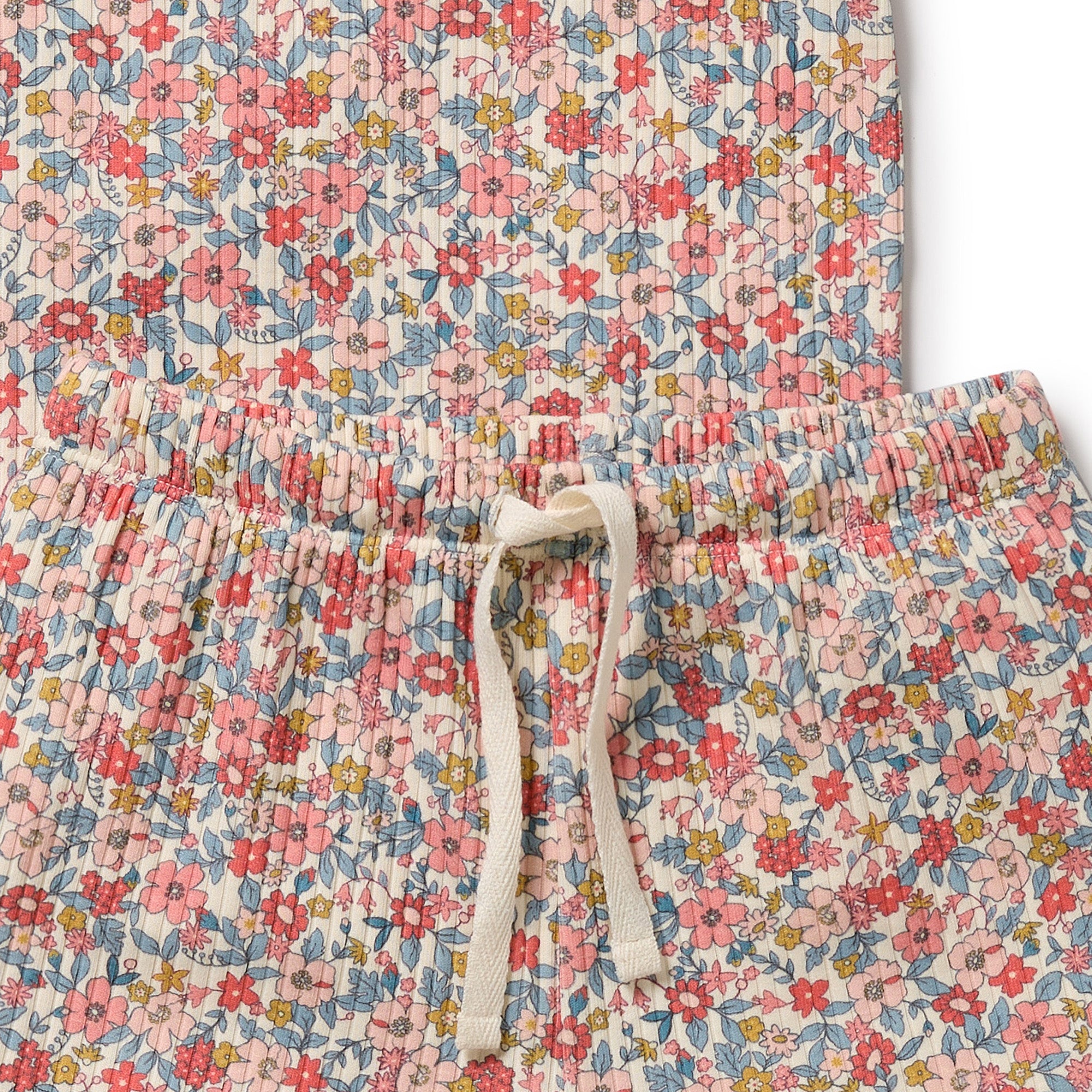 Wilson & Frenchy Organic Short Sleeved Pyjamas - Summer Bloom