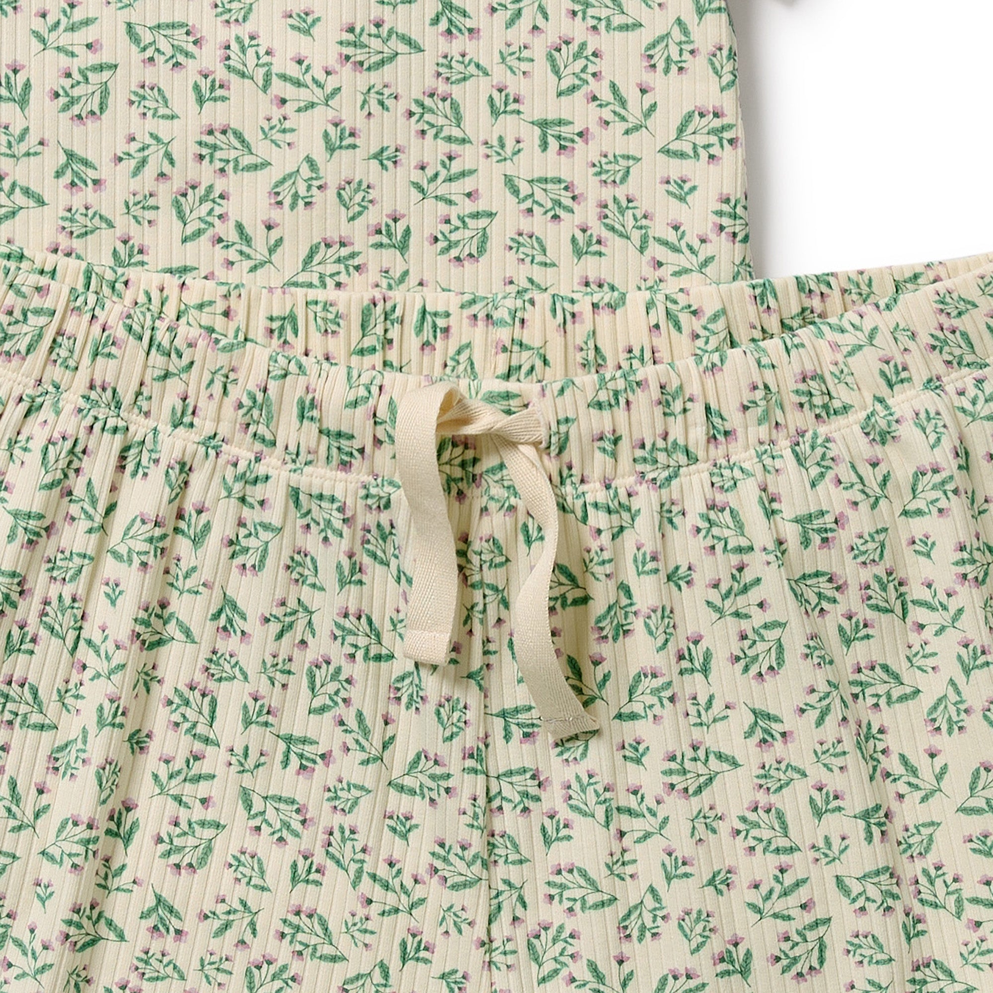 Wilson & Frenchy Organic Womens Short Sleeved Pyjamas - Periwinkle