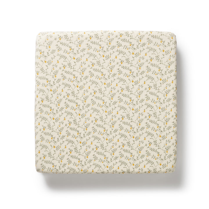Wilson & Frenchy Organic Cot Sheet - Lemon Leaf