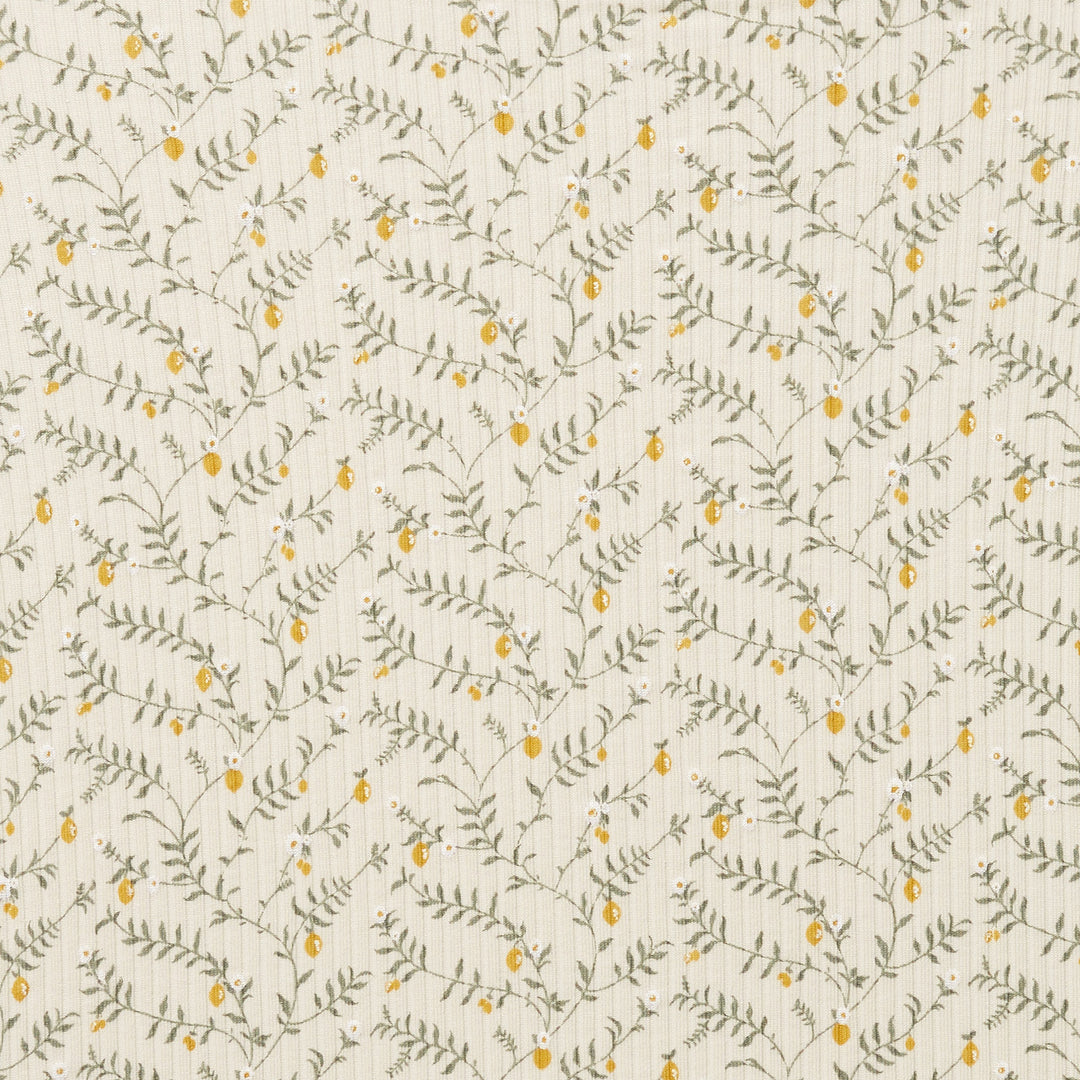 Wilson & Frenchy Organic Cot Sheet - Lemon Leaf