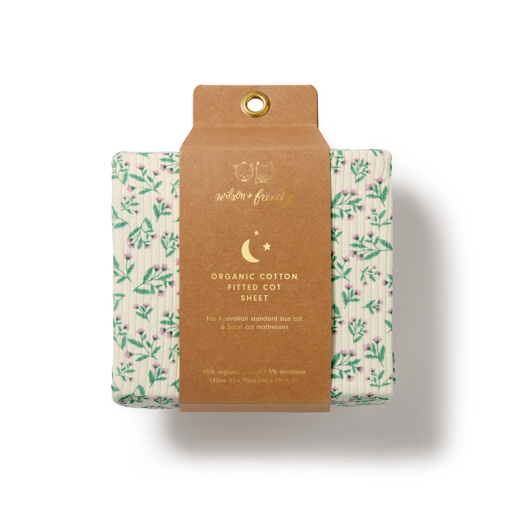 Organic Cot Sheet - Periwinkle