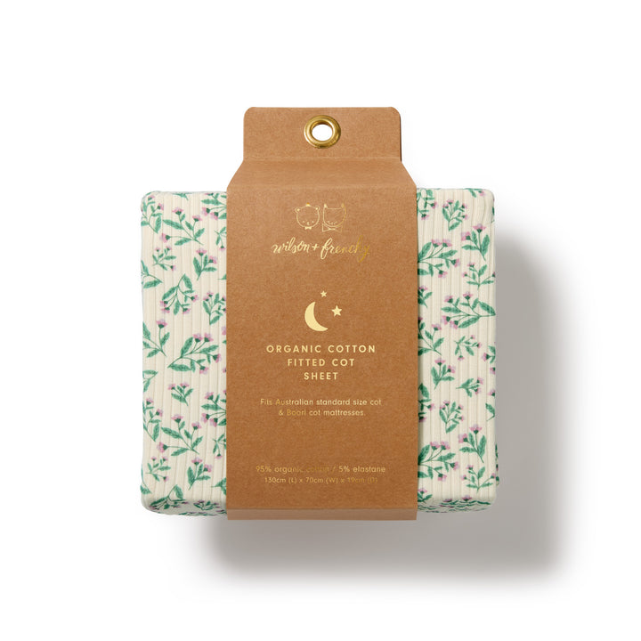 Wilson & Frenchy Organic Cot Sheet - Periwinkle