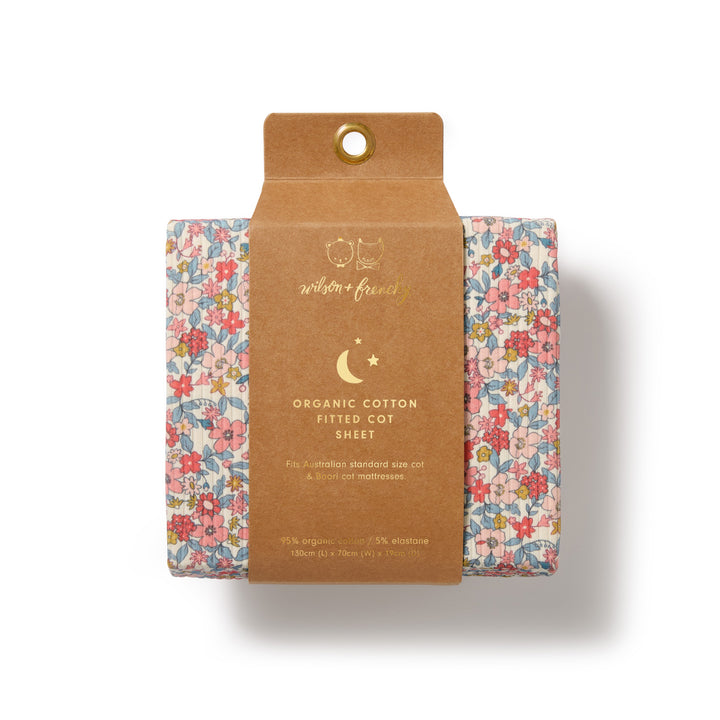 Wilson & Frenchy Organic Cot Sheet - Summer Bloom