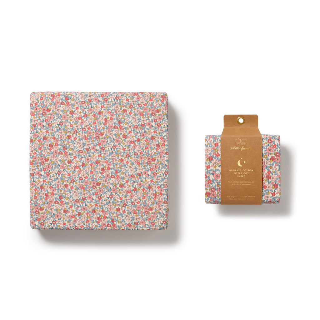 Organic Cot Sheet - Summer Bloom