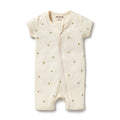 Organic Boyleg Zipsuit - Bee Mine